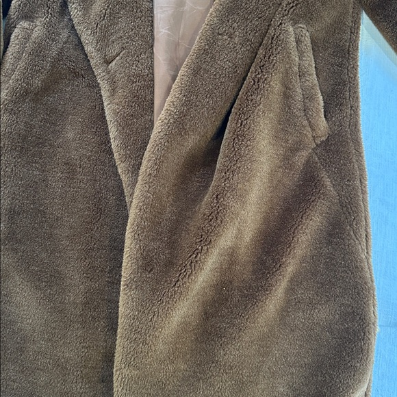 H&M Brown Teddy Bear Coat - Picture 4 of 4